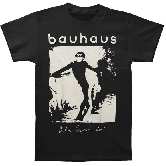 Bauhaus Bauhaus Bela Lugosi's Dead post - punk rock Official T-Shirt 2XL XXL NWT - Picture 2 of 3